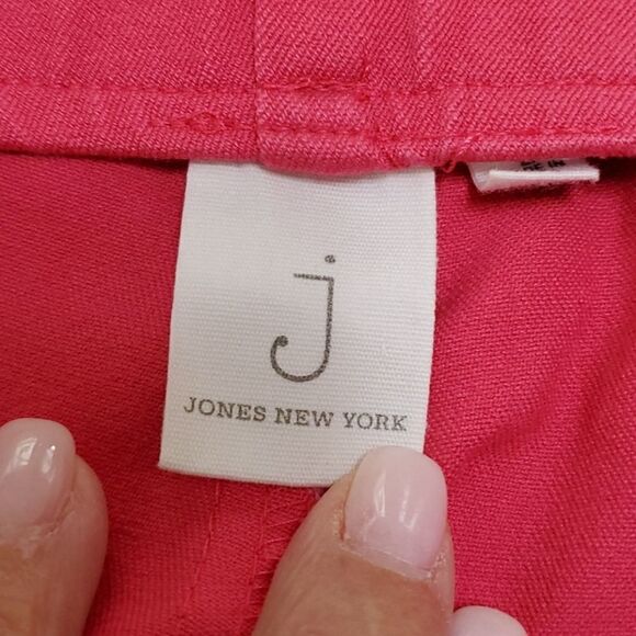 Jones of NY, pink capris Ankle Style  size large.. - Picture 5 of 8